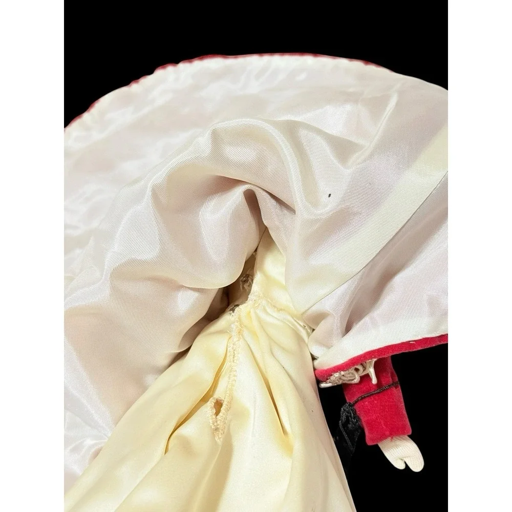 Vtg Barbie Clone Scarlet‎ O'hara In Red Velvet Curtain Dress & Beaded Gown